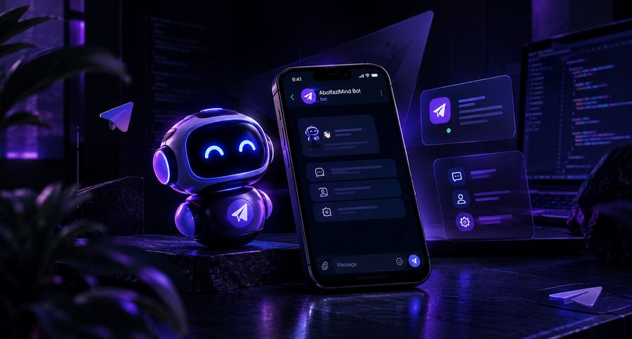 AbolfazlMind Bot — Telegram AI assistant cover image